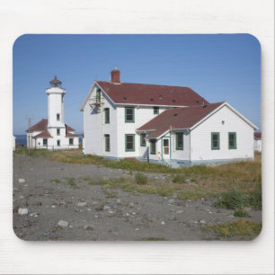 USA, Washington, Port Townsend, Point Wilson Mouse Pad