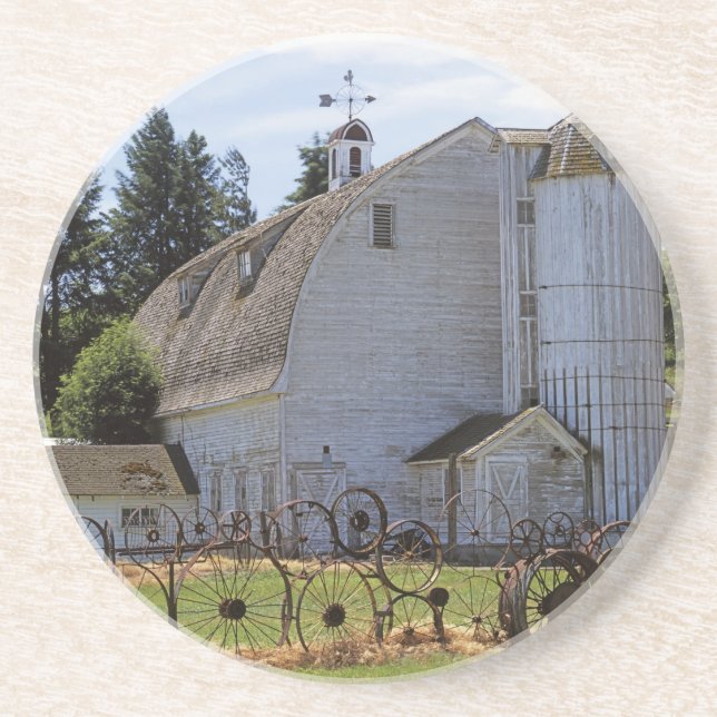 USA, Washington, Pullman, Barn Coaster (Front)