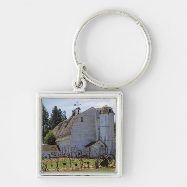 USA, Washington, Pullman, Barn Keychain (Front)