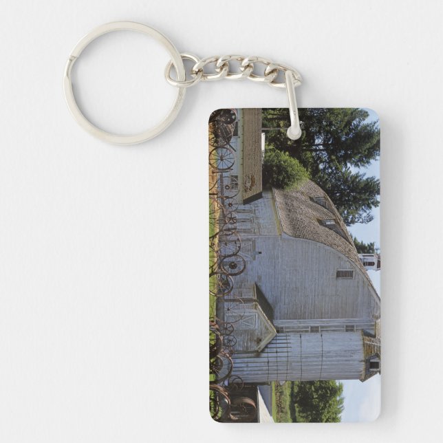 USA, Washington, Pullman, Barn Keychain (Front)