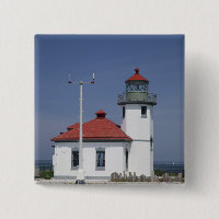 USA, Washington, Seattle, Alki Point Lighthouse,
