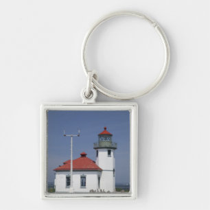 USA, Washington, Seattle, Alki Point Lighthouse, Keychain