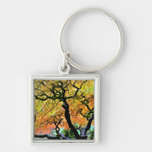 USA, Washington, Seattle, Kubota Garden. Keychain