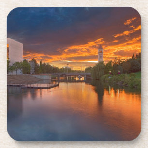 USA, Washington, Spokane, Riverfront Park Coaster
