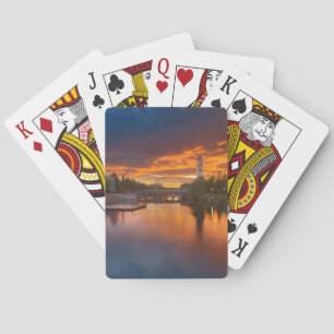 USA, Washington, Spokane, Riverfront Park Playing Cards