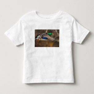 USA, Washington State, Mallard, male, flight. Toddler T-shirt