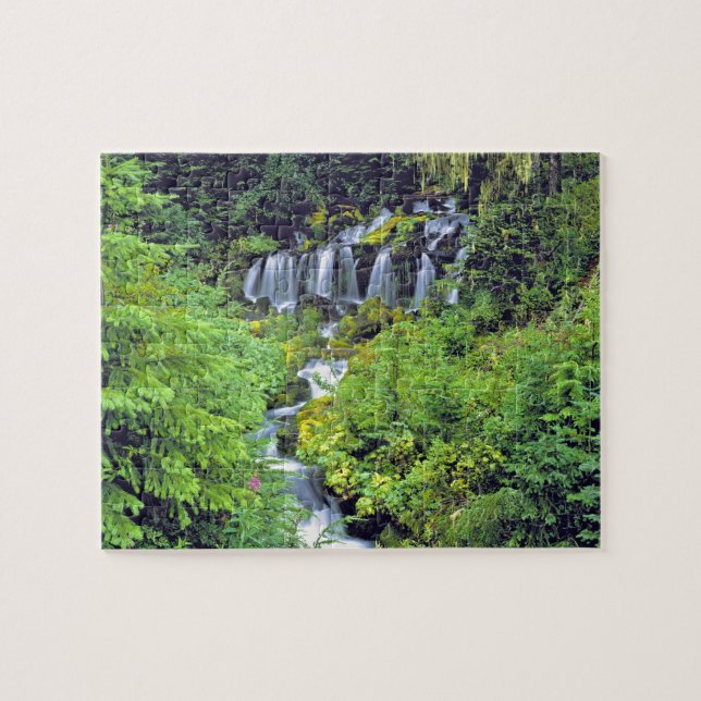 USA, Washington State, Mt Adams Wilderness. Twin Jigsaw Puzzle (Horizontal)