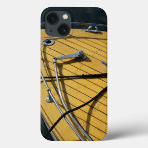 USA, Washington State, Port Townsend. Wood bow iPhone 13 Case