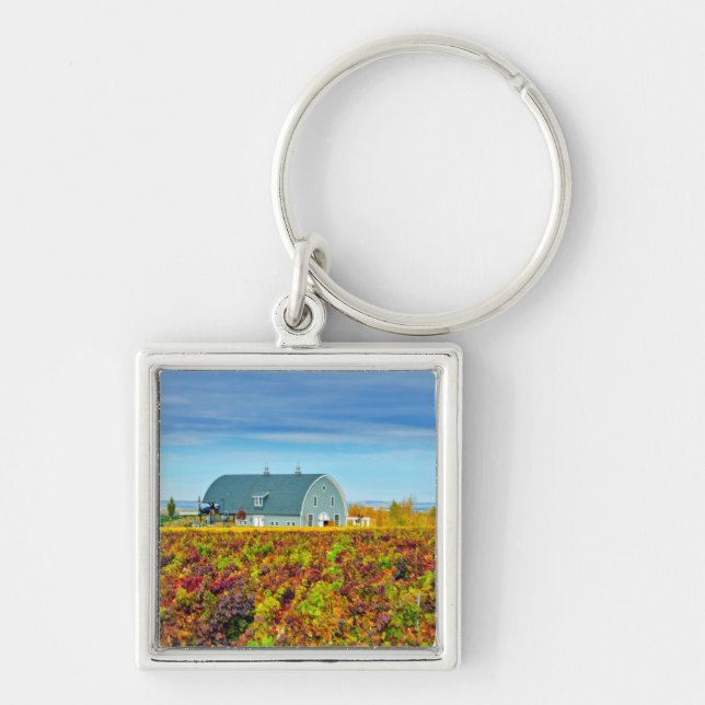USA, Washington, Walla Walla. Garrison Creek Keychain (Front)