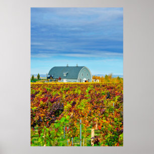 USA, Washington, Walla Walla. Garrison Creek Poster