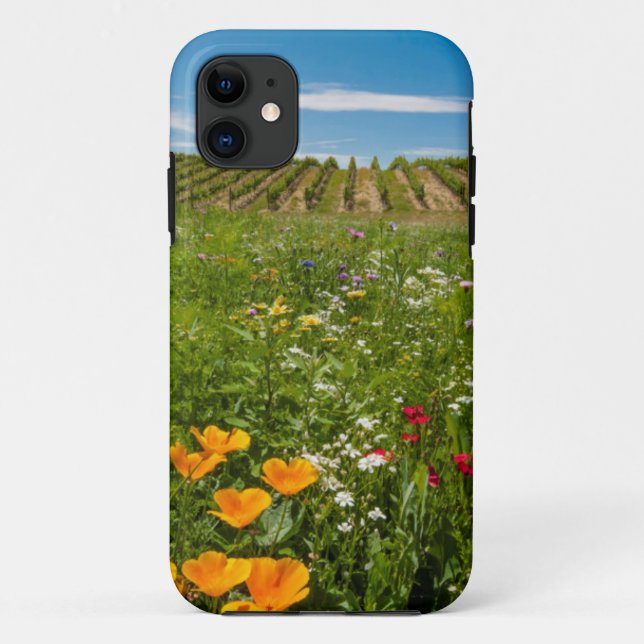 USA, Washington, Walla Walla. Wildflowers Case-Mate iPhone Case (Back)