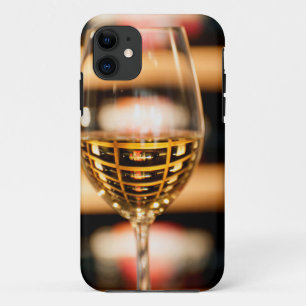 USA, Washington, Walla Walla. Wine Glass iPhone 11 Case