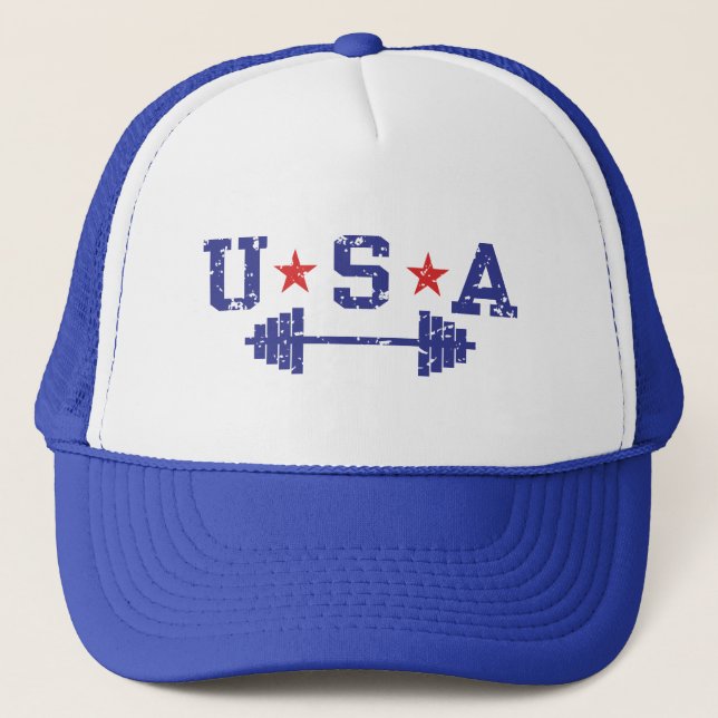 USA Weightlifting Trucker Hat (Front)