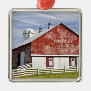 USA, West Virginia, Arbovale. Monongahela Metal Ornament