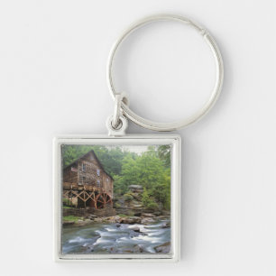 USA, West Virginia, Babcock SP. Rustic Glade Keychain