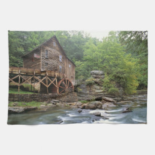 USA, West Virginia, Babcock SP. Rustic Glade Kitchen Towel