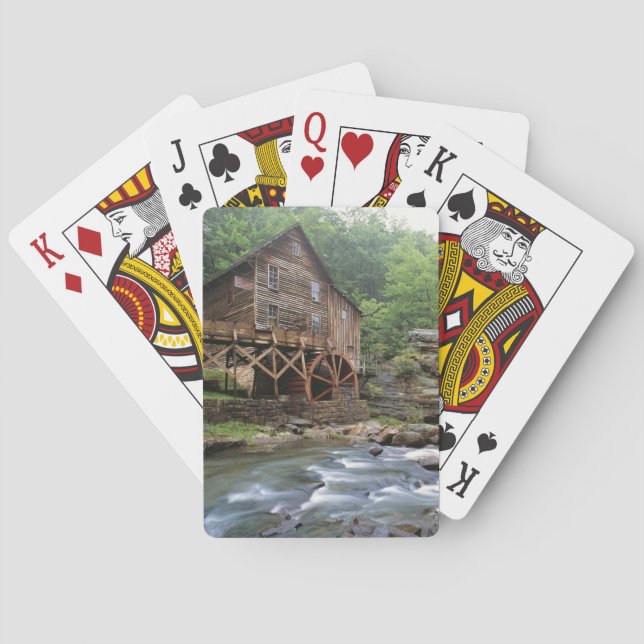 USA, West Virginia, Babcock SP. Rustic Glade Playing Cards (Back)