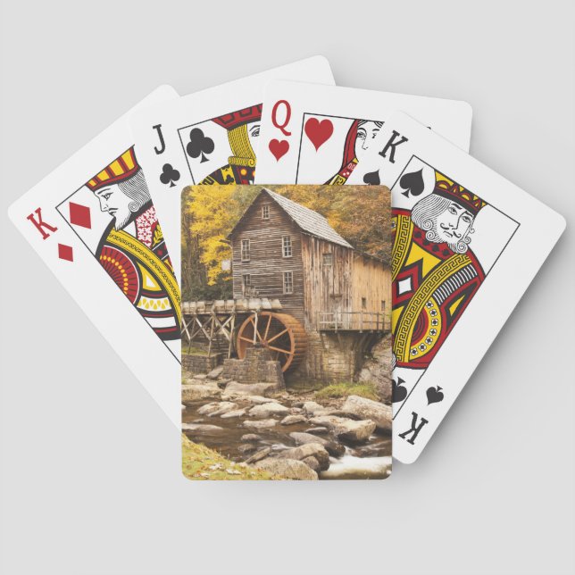USA, West Virginia, Clifftop. Babcock State 2 Playing Cards (Back)