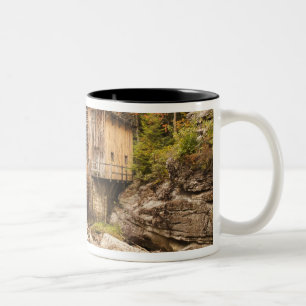 USA, West Virginia, Clifftop. Babcock State 2 Two-Tone Coffee Mug