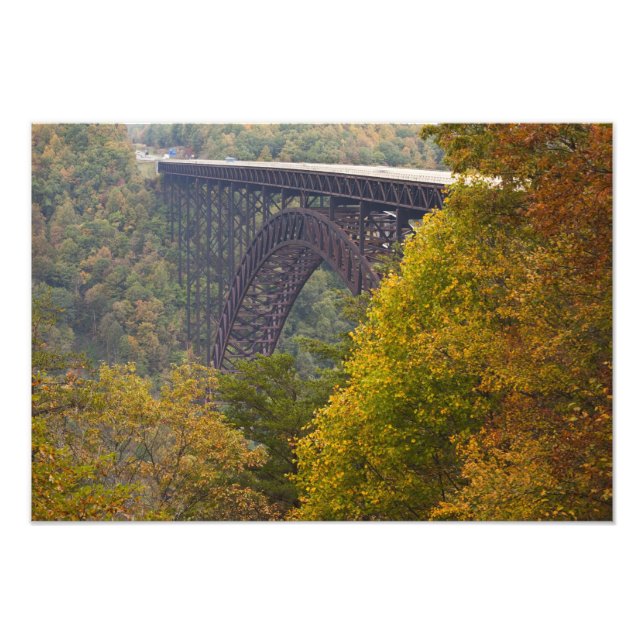 USA, West Virginia, Fayetteville. New River Photo Print (Front)