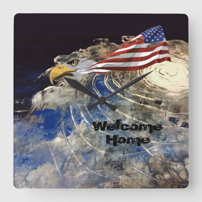 USA Whirling Earth clock (Front)