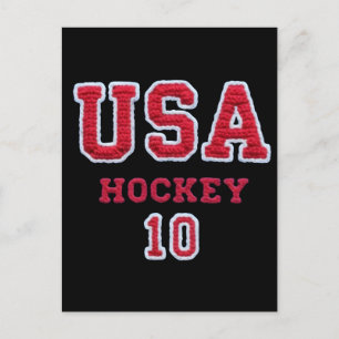 USA Womens Hockey & Baseball Rising Star 2026 Holiday Postcard