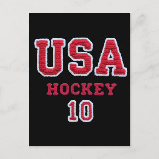 USA Womens Hockey & Baseball Rising Star 2026 Holiday Postcard