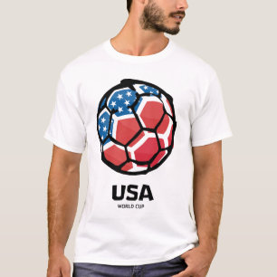USA World Cup Soccer Graphic – Hand-Drawn - T-Shirt