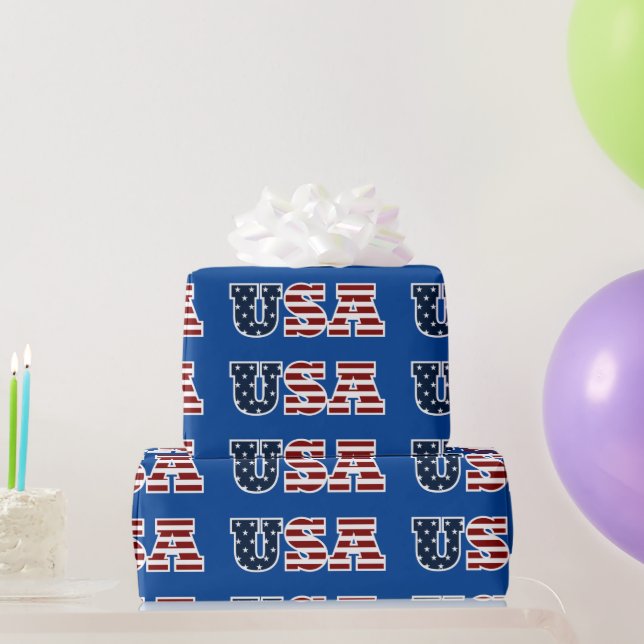 USA Wrapping Paper (Party Gifts)