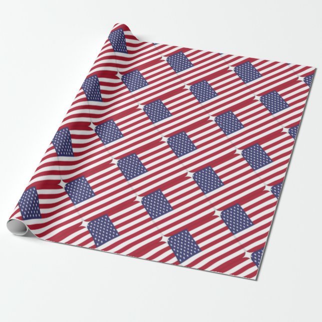 USA WRAPPING PAPER (Unrolled)