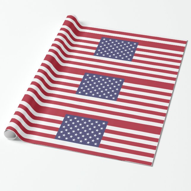 USA WRAPPING PAPER (Unrolled)
