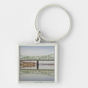 USA, WV, Parkersburg. Parkersburg-Belpre Keychain