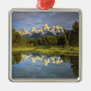 USA, Wyoming, Grand Teton National Park. Grand 2 Metal Ornament