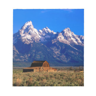 USA, Wyoming, Grand Teton National Park, Morning Notepad