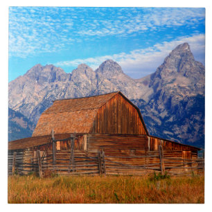 USA, Wyoming, Grand Teton National Park. Tile