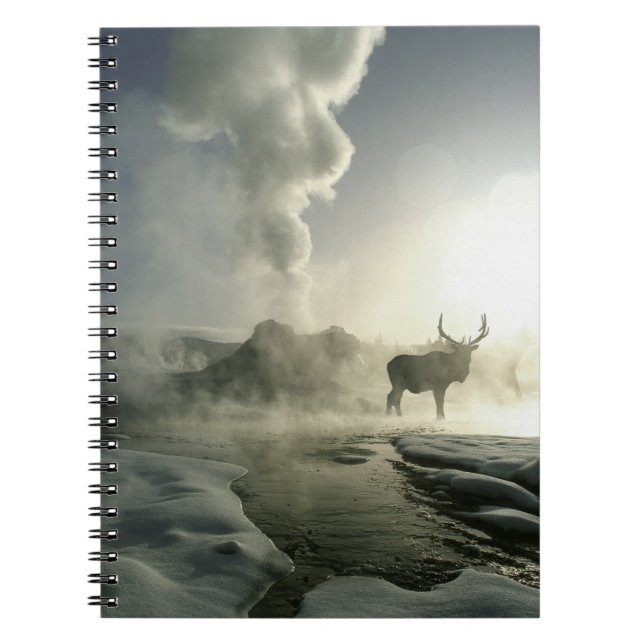 USA, Wyoming, Yellowstone National Park. Sunrise Notebook (Front)