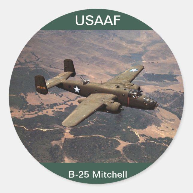 USAAF B-25 Mitchell Sticker (Front)