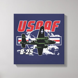 USAAF WWII – The Power of American Air Supremacy Canvas Print