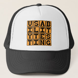 Usability Testing, Beta Stage Testing Trucker Hat