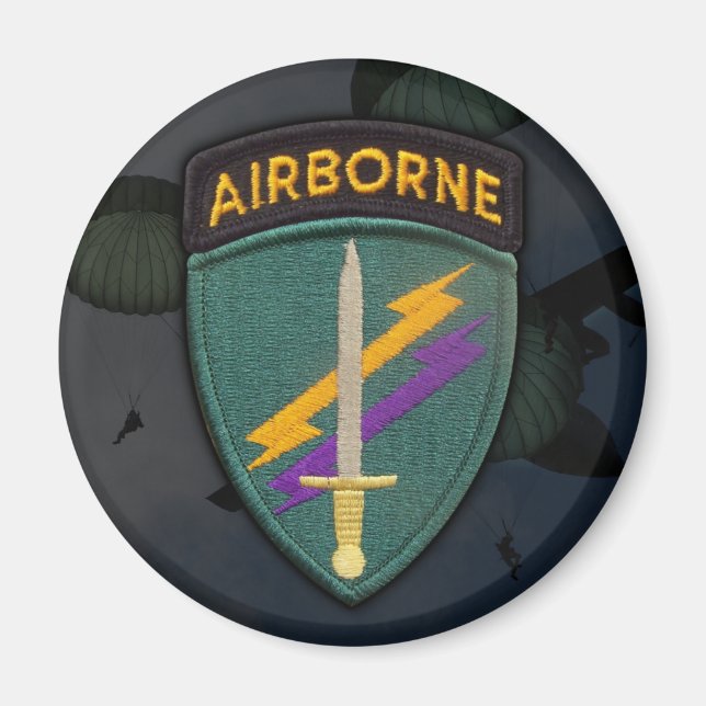 USACAPOC 1st Special Ops patch Magnet (Front)