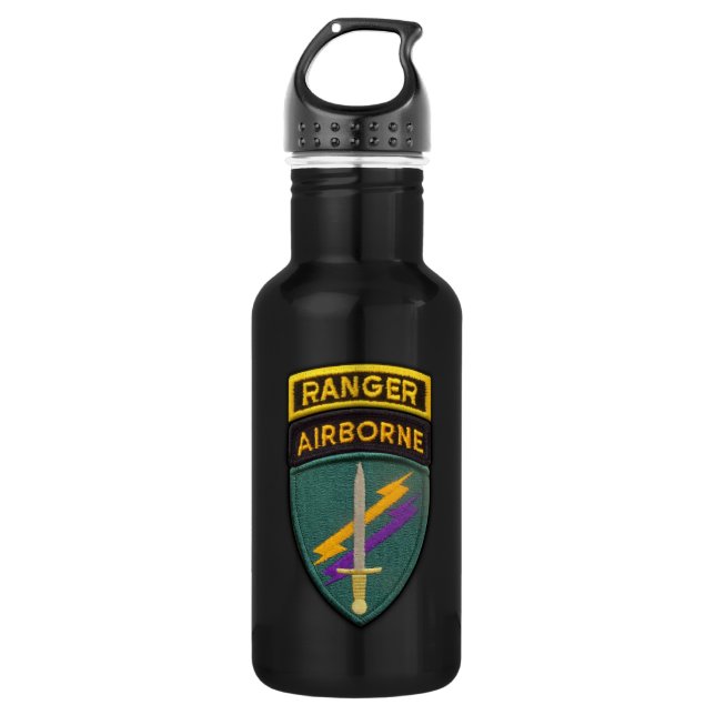 USACAPOC Special Ops Patch 532 Ml Water Bottle (Front)