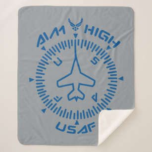 USAF   Aim High Sherpa Blanket