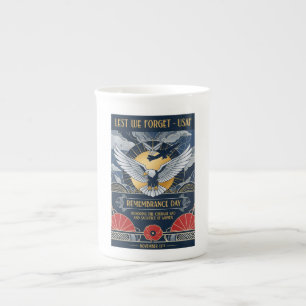USAF Art Deco Remembrance Day Edition Bone China Mug