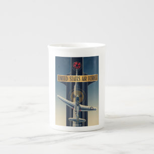 USAF Art Deco Remembrance Day Edition Bone China Mug