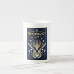 USAF Art Deco Remembrance Day Edition Bone China Mug