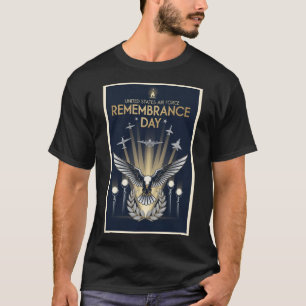 USAF Art Deco T-Shirt Remembrance Day Edition