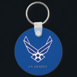 USAF KEYCHAIN<br><div class="desc">Show your pride in the U.S. Air Force.  Designed by a former USAF dependent 
and veteran.</div>