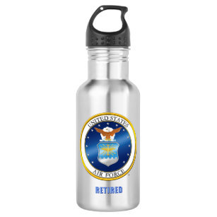 USAF Retired Water Bottle