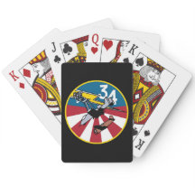 USAFA Cadet Squadron 34 Playing Cards
