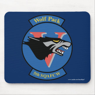 USAFA Cadet Squadron 5 "Wolf Pack" Mouse Pad